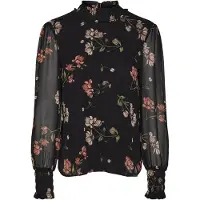 Vero Moda Pusero 'Smilla' oliivi / roosa / ruosteenpunainen / musta