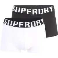 Superdry Dual Logo Boxerit 2 Yksiköt