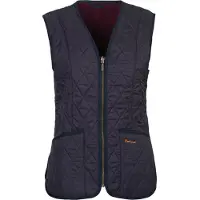 Barbour Betty Tikattu Liivi Fleecevuori Naiset Navy 40