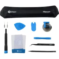 Ifixit iOpener Toolkit -työkalusarja, musta/sininen/läpikuultava