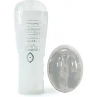 Topco CyberSkin Release Vibrating Ass Stroker Läpinäkyvä