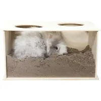 Trixie - Burrowing Box For Rabbits Brown 58 x 30 x 38 cm - Pieneläimet - Pesät ja häkkitarvikkeet - Leikkipaikat ja kiipeilytelineet