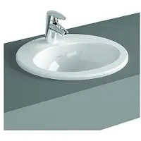 Vitra S20 48 cm valkoinen upotettava pesuallas