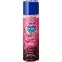Skins Excite Tingling Vesipohjainen Liukuvoide 130 ml - Clear