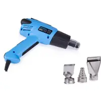 Alphacool Apex Heat Gun with LCD 2000W -kuumailmapuhallin, sininen/musta