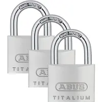 ABUS 64TI/40 triplapakkaus riippulukko