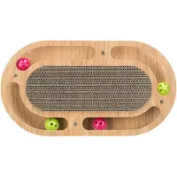 Trixie -raapimispahvi puukehyksellä, soikea, 46x25x4cm