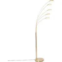 QAZQA Design-lattiavalaisin messinki sis. LED 5-valo - Sixties Trento