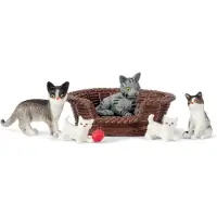 Lundby Kattfamilj - Multi/patterned - SCALE 1:18