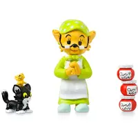 Bamse Farmor, Katten & Musen Set - Multi/patterned - 76 mm