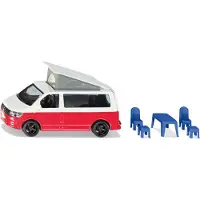 Siku Vw T6 Husbil M Accessoarer1:50 - Red - ONE SIZE
