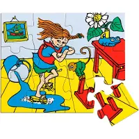 Peppi Pitkätossu Puupalapeli 12