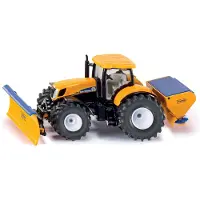 Siku Traktor,Plog,Saltspridare 1:50 - Orange - ONE SIZE