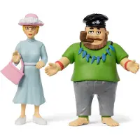 Peppi Pitkätossu Efraim & Prussiluskan-Figurer - Multi/patterned - 100 mm