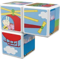 Geomag Magicube matkustaa pehmoisen sian kanssa