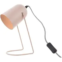 Leitmotiv Table Lamp Enchant Iron Matt Soft Pink - Purple - H:30CM