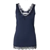 Rosemunde Rwbillie Sl Lace V-Neck Top - Navy - 38