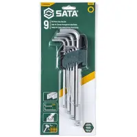 Sata Kuusiokoloavain S09101A; 1,5-10 mm; 9 kpl.