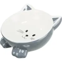 Trixie - Bowl Cat Elevated Ceramic 150ml Mix Färg - Kissat - Kissanruoka - Ruoka- ja vesikupit