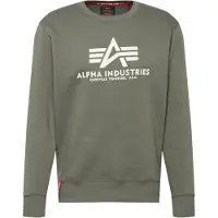 Alpha industries Collegepaita 'Basic' jade / offwhite