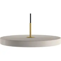 UMAGE Led riippuvalaisin Asteria, himmennettävä, Kerma/meripihka, Olohuone/ruokailutila, Alumiini, Design