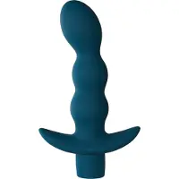 Baseks Beaded Prostate Vibrator - Blue - ONE SIZE