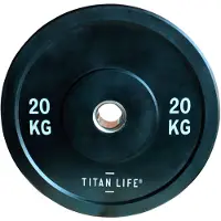 Titan Life Rubber Bumper Plate, Levypainot Bumper