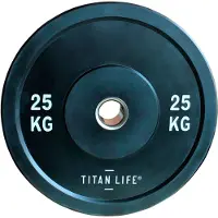 Titan Life Rubber Bumper Plate, Levypainot Bumper