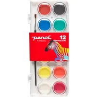 Penol Standard 12 väriä vesivärit