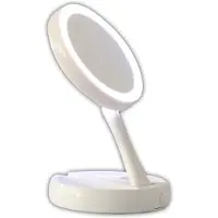 Cenocco Taitettava LED-peili 10X suurennuksella