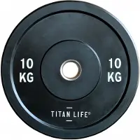 Titan Life Rubber Bumper Plate, Levypainot Bumper