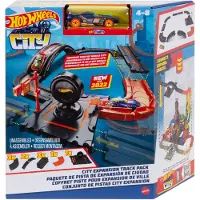 Hot Wheels City HDN95, Ajoneuvo ja ratasetti, 4 vuosi/vuosia, Muovi, Monivärinen, Sininen, Oranssi