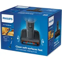 Philips Yksi miniturboharjasuutin Ladattavan rikkaimurin lisätarvike, Sivellin, Rikkaimuri, Harmaa, , FC6721-FC6729, Laatikko