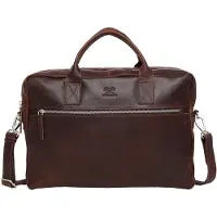 Adax Catania Briefcase Axel 15,6' - Brown - ONE SIZE