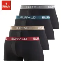 Buffalo Bokserishortsit harmaa / petrooli / tummanpunainen / musta