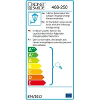 Konstsmide Pylväsvalaisin Orion Konstsmide 468-250 valkoinen