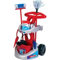 Klein Vileda cleaning trolley with accessories