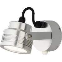Konstsmide Monza seinälamppu suunnattava alu 6W 230V LED liikevahti 7942-310