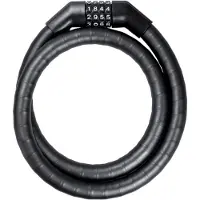 Trelock PK 360/100/19 Code Kaapelilukko, black