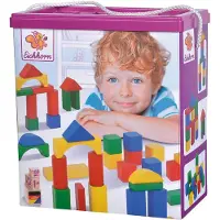 Eichhorn colorful wooden building blocks, construction toy