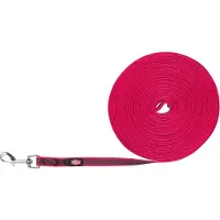 Trixie Rubber Tracking Leash Musta 15 mm x 5 m