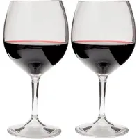 GSI Outdoors Nesting Red Wine Glass Set NoColour Keittiötarvikkeet & tarjoiluastiat One Size