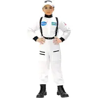Vegaoo Valkoinen Astronautti Lasten Naamiaisasu - Medium
