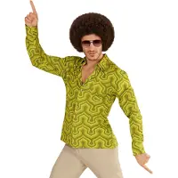 E-Carnavalskleding.nl Vihreä groovy-paita miehelle - XXL