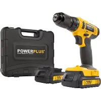 Powerplus Pora/ruuvinväännin POWX00435; 20 V; 2x1,5 Ah akku