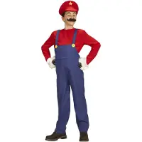 E-Carnavalskleding.nl Super Mario - Mario & Luigi -asut