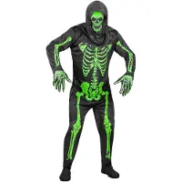 Finidi "NEON SKELETON" (haalari, hanskat, naamio)