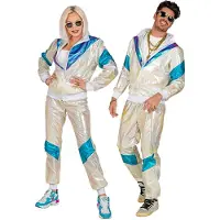 Widmann 80-luvun Holografinen Verryttelypuku - Medium