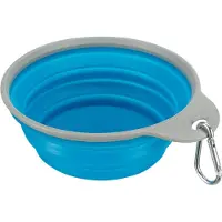 Trixie silikoninen matkakuppi muovireunuksella - 1 l/Ø 18 cm