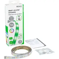 Deltaco – SMART HOME RGB-valonauhan jatkokaapeli, 1m, 2700K-6500K, 6-pin (SH-LSEX1M)